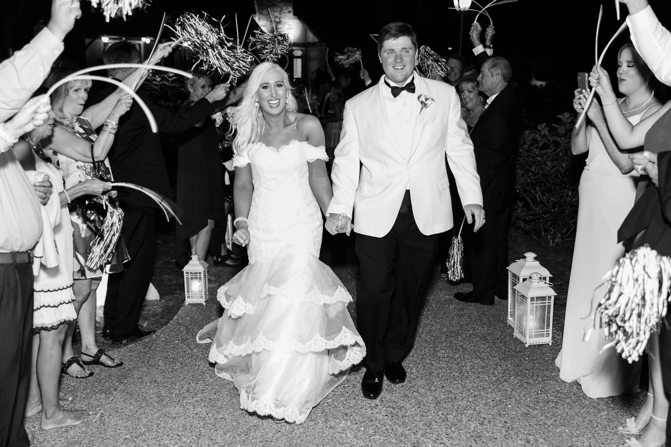 Venue: First Baptist Church Huntsville Reception: Burritt on the Mountain Hair and Make Up: The Transformation Photographer: Leslie Hollingsworth Band: Tim Tyler Stationary: Lindsey Jennings Design Videographer: Woodnote Catering: Bruce Roy (Belle Fleur) Grooms Sweets: Baby Bite Cake Shop Flowers: In Bloom Live Painting: Katie Wilson