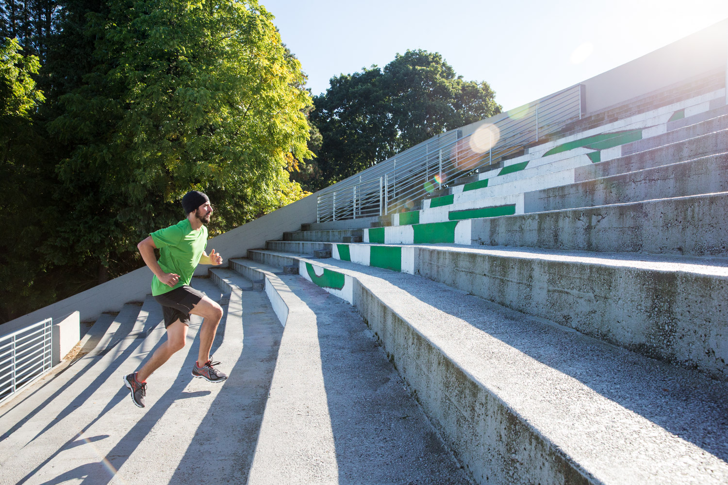  Running stairs. Seattle, WA 