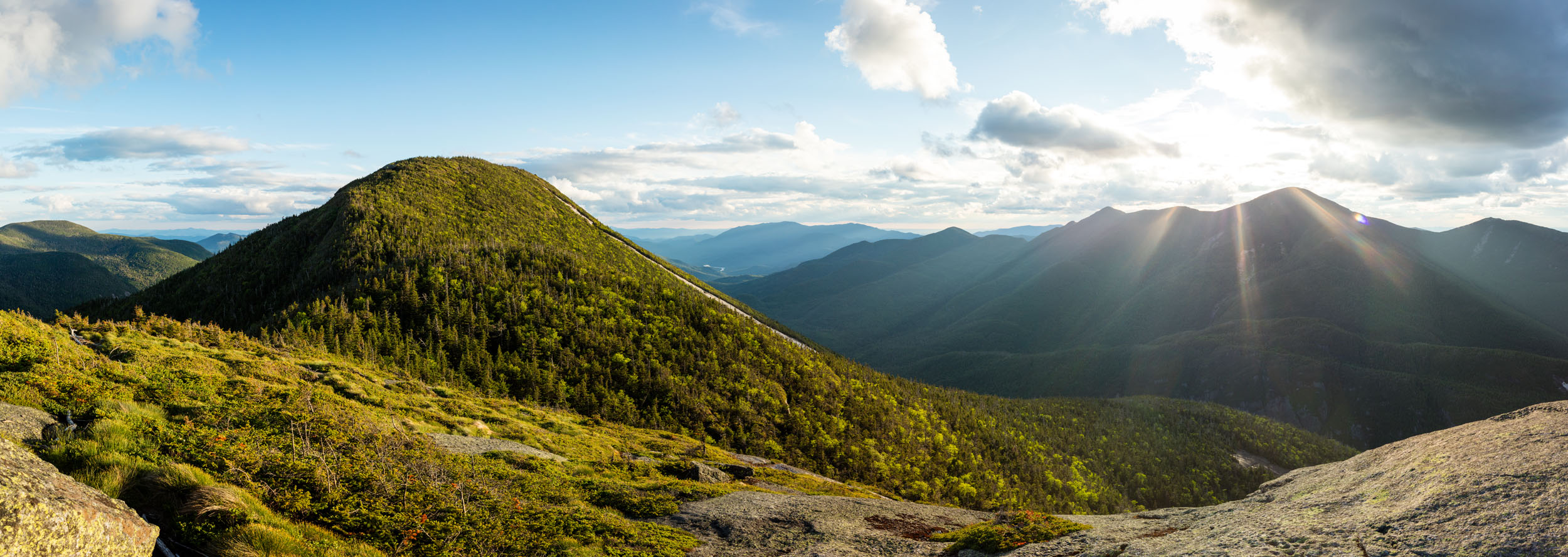 Sunrise over the Adirondacks, New York