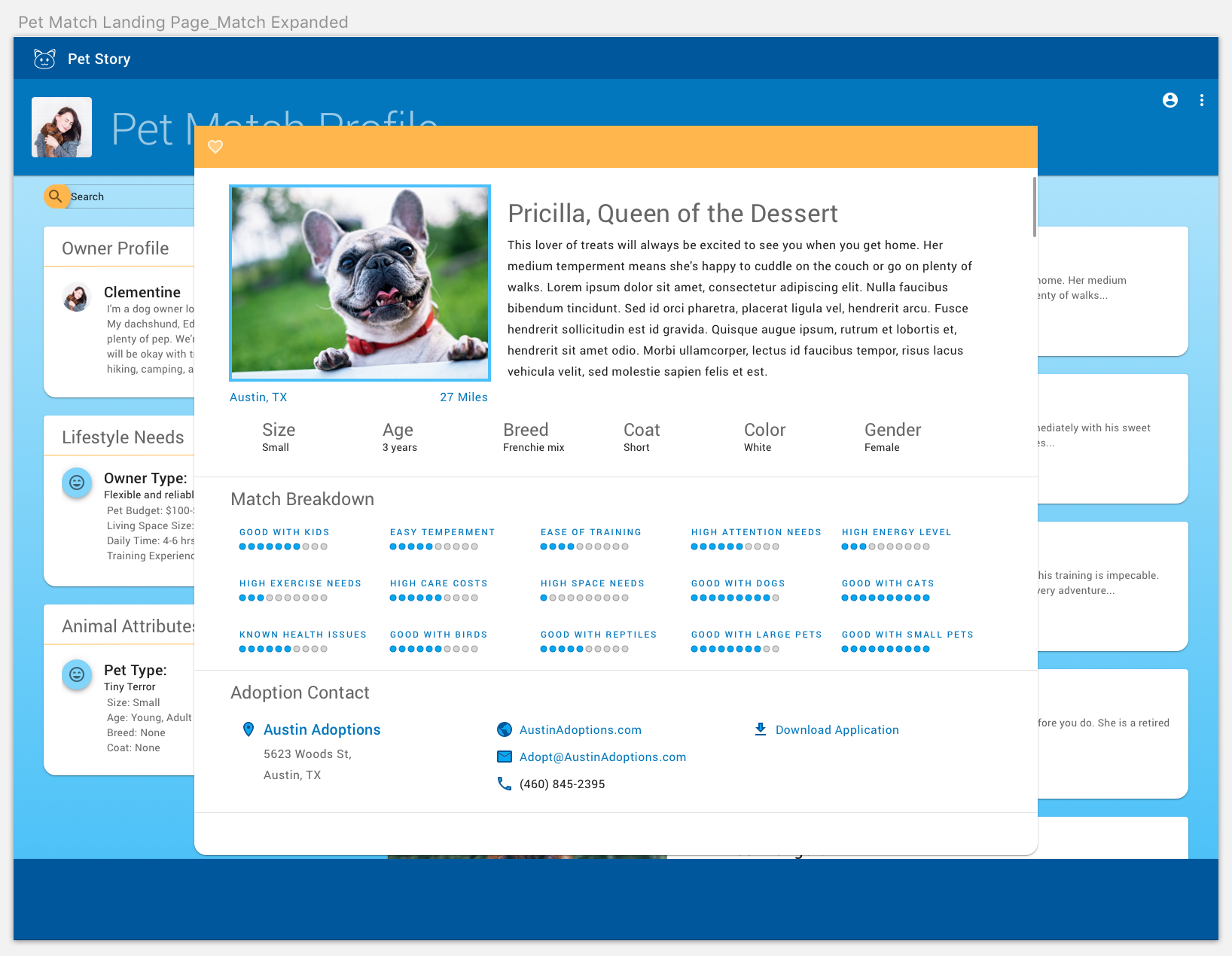 Color palette and type styling as seen in the above brand system image.
