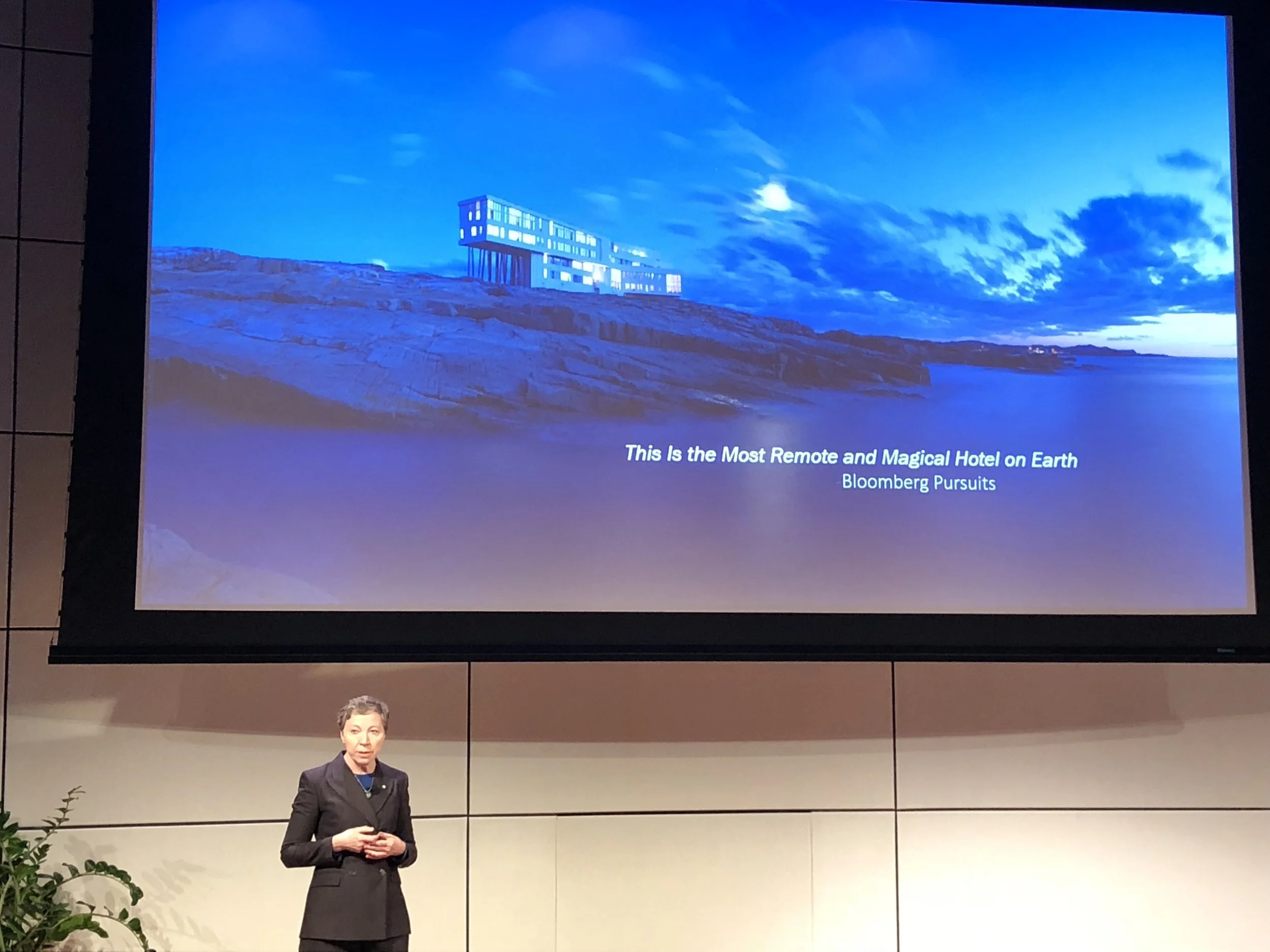 Zita Cobb, Founder and CEO of Shorefast and Innkeeper of the Fogo Island Inn.