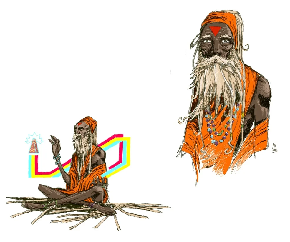 Sadhu character design