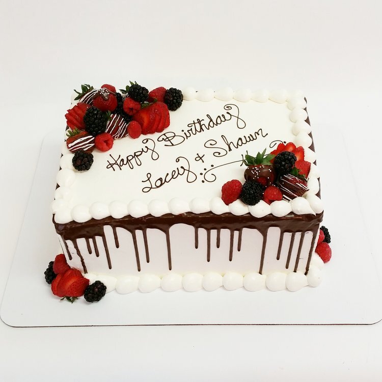 Buttercream flowers on 11x15 sheet cake  Sheet cake, Rectangle cake, 16  birthday cake