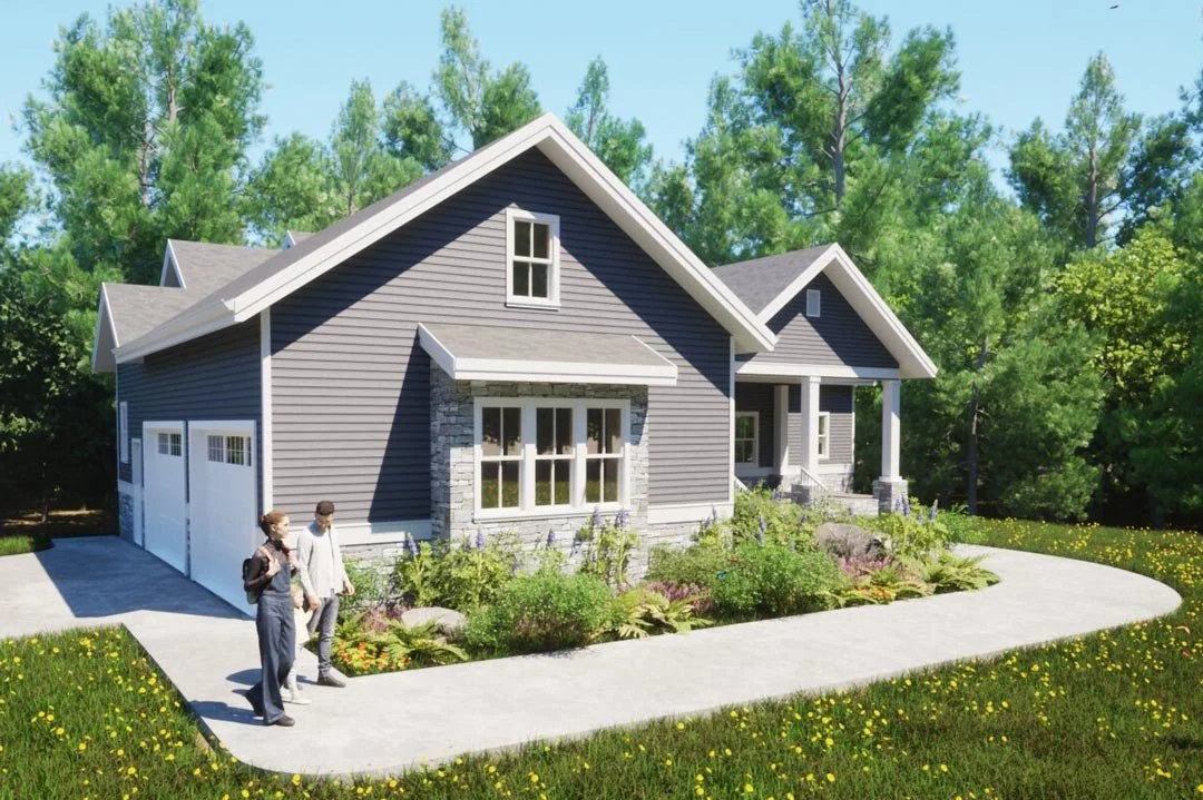 Lake Murray Lakehouse front elevation Architecture Design (Copy)