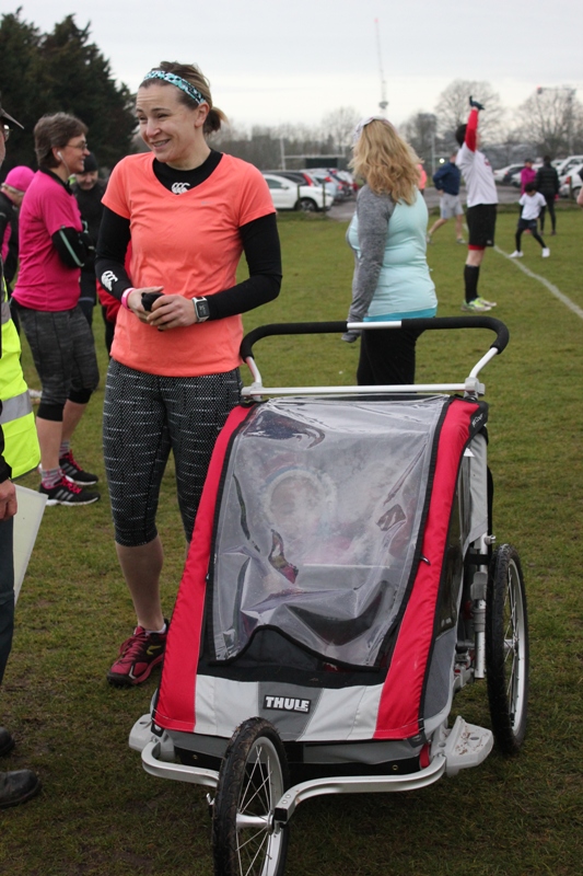 double stroller running