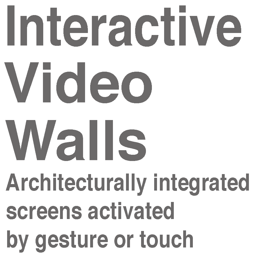 INTERACTIVE VIDEO WALLS