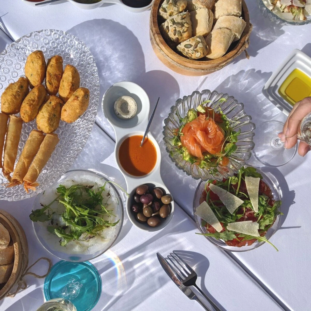 Bela Vista Hotel and Spa lunch with Relais & Chateaux. Portuguese lunch with seafood Faro Algarve