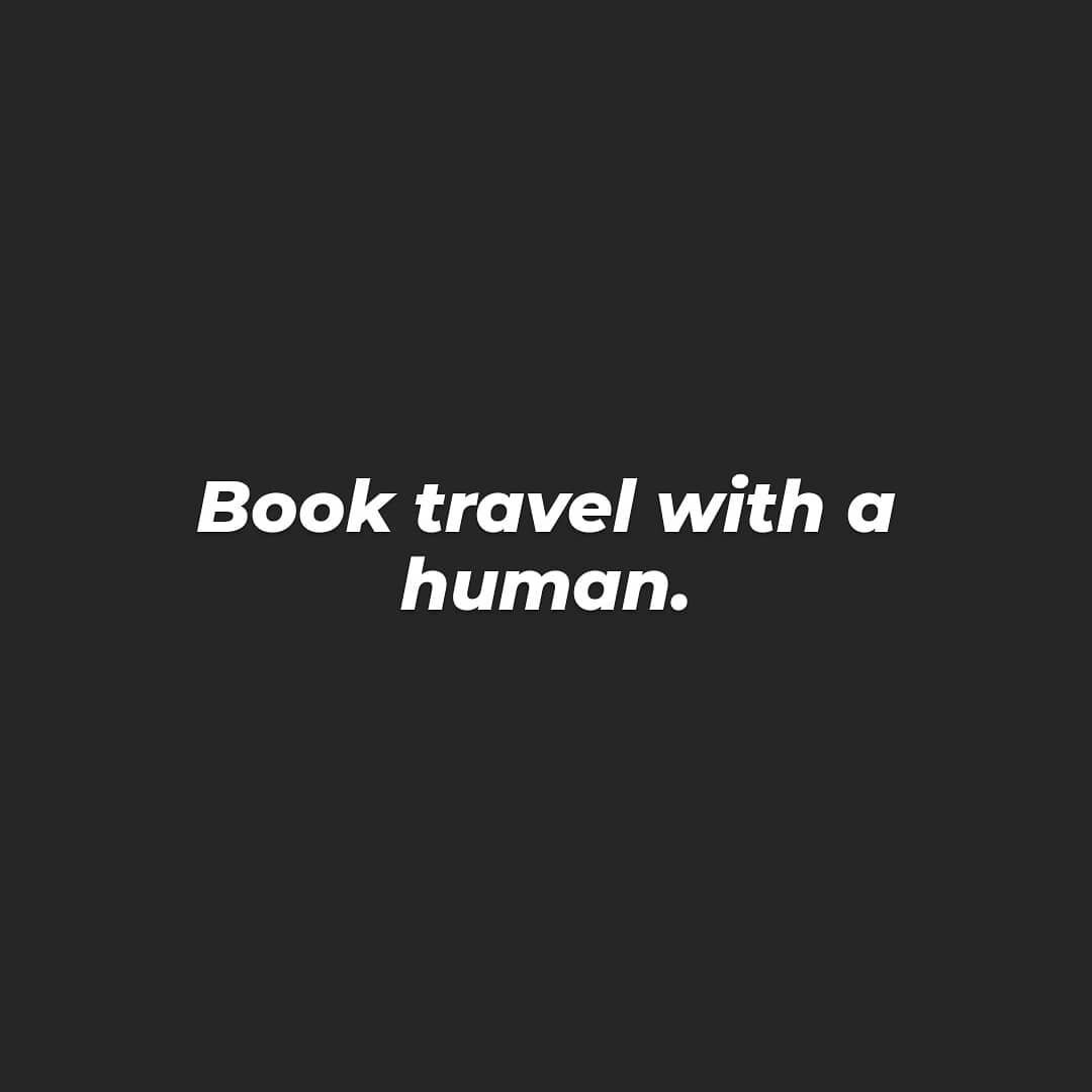 Work with humans whenever you can. 
.
Human travel planners want to celebrate your adventure, your desires and dreams for travel!
.
It's like shopping Amazon and not at a mom &amp; pop. Mom &amp; pops provide a service and experience that Amazon or E