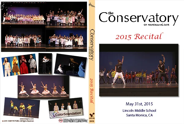 発表会ビデオ　The Conservatory Of Performing Arts Recital 2015 DVD/Blu-Ray