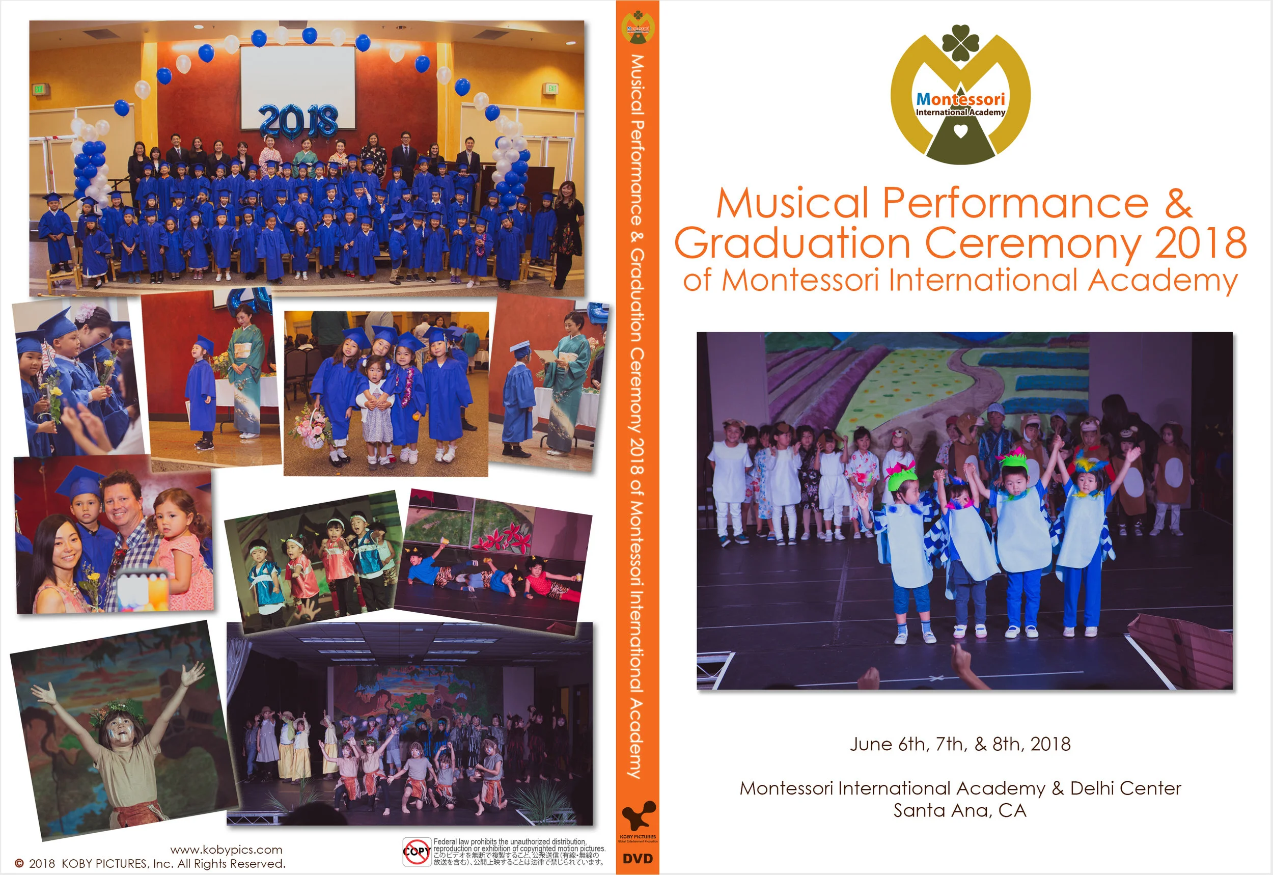 モンテッソーリ国際学園2015 to 2018 お遊戯会/卒園式オンラインビデオ　Montessori International Academy Musical Performance &amp; Graduation2015 to 2018 Online Video Download