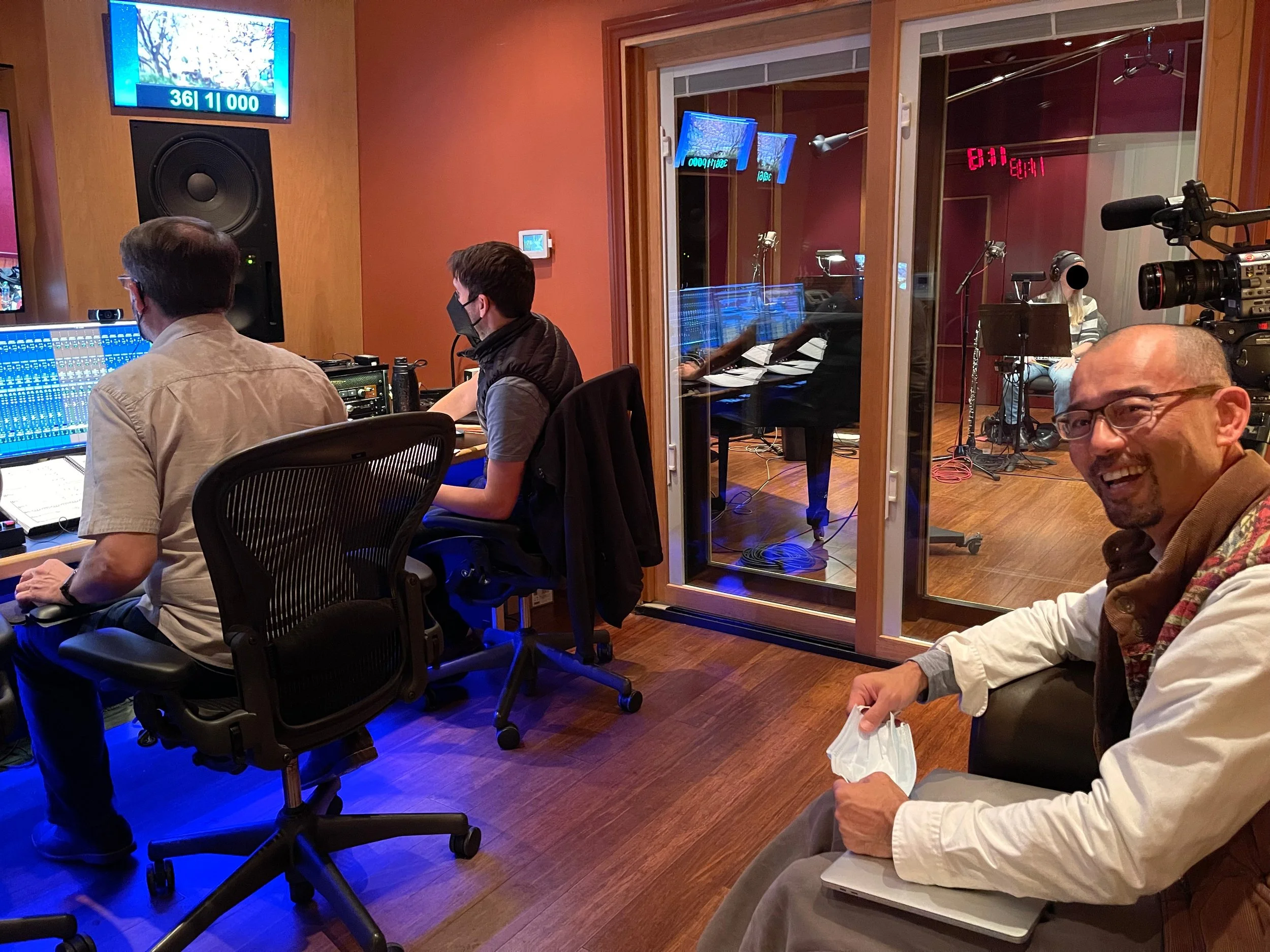 Recording with the orchestra オーケストラ演奏者による録音