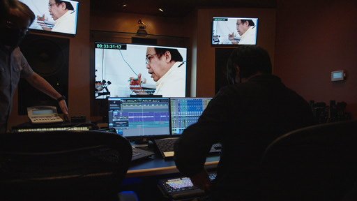 Mixing audios ミキシング作業
