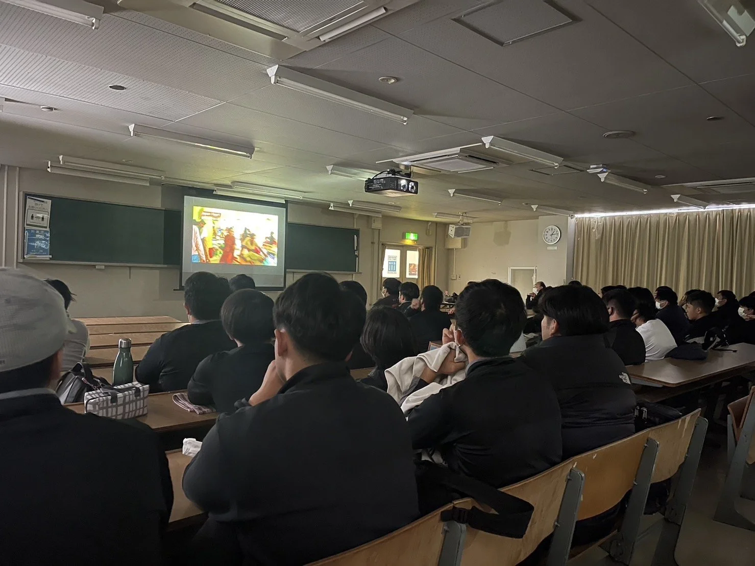 Screening in Fukuoka with Ruggers 福岡大学ラグビー部への上映会