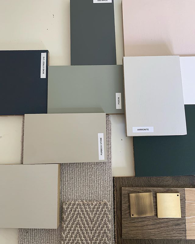We have prepared the most beautiful palette of colours for a clients house, pastels and strong colours @farrowandball @paintandpaperlibrary @mylands_london #colourconsultant #colour #interiors #interiordesign #design #hardfinishes