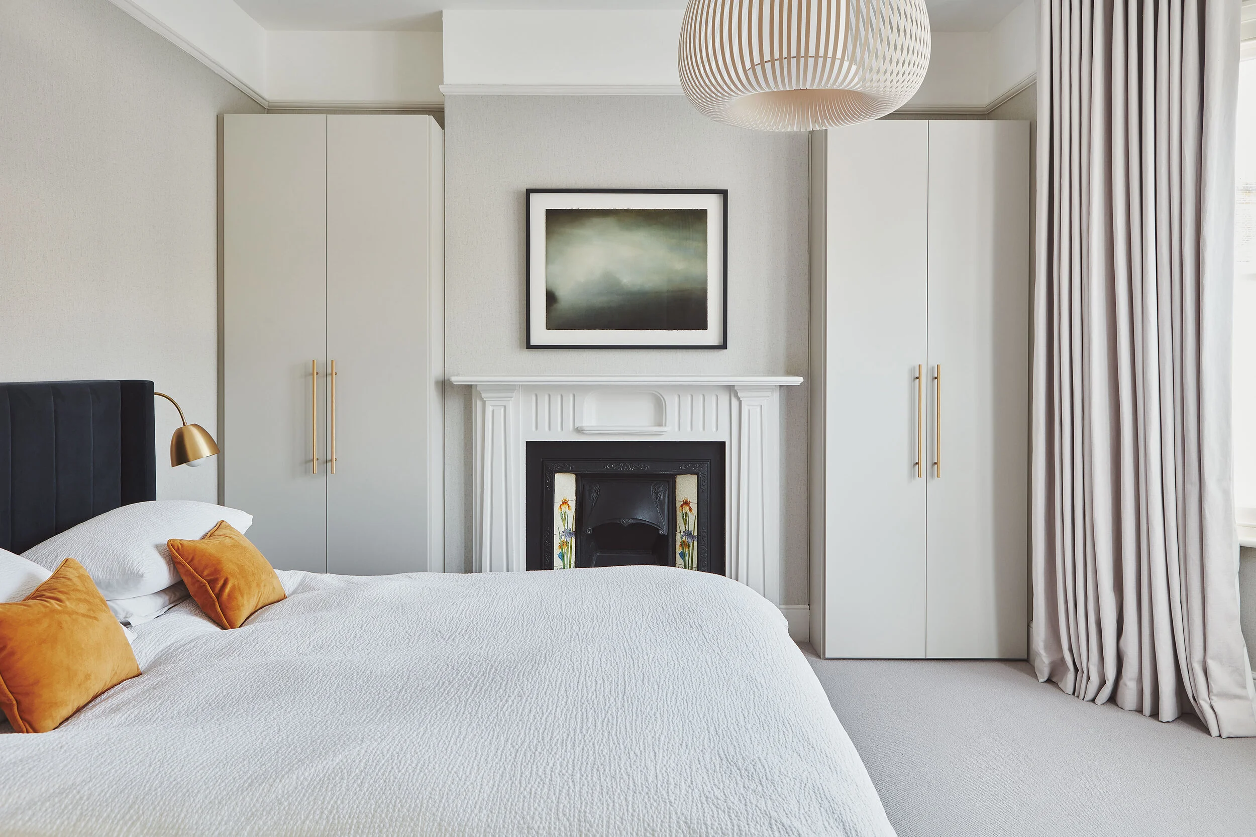 Bespoke fitted wardrobes and joinery, Clapham. Interior design studio based in Wandsworth.