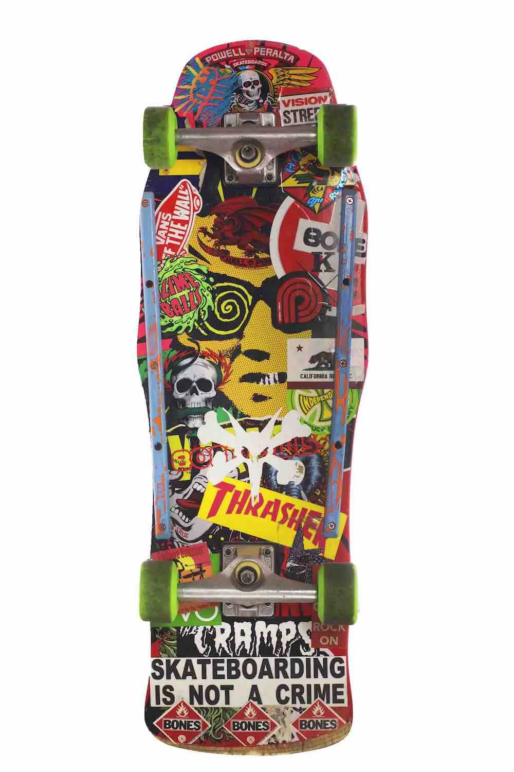 "1987" Skateboard Sculpture by Chris Blake Chappell