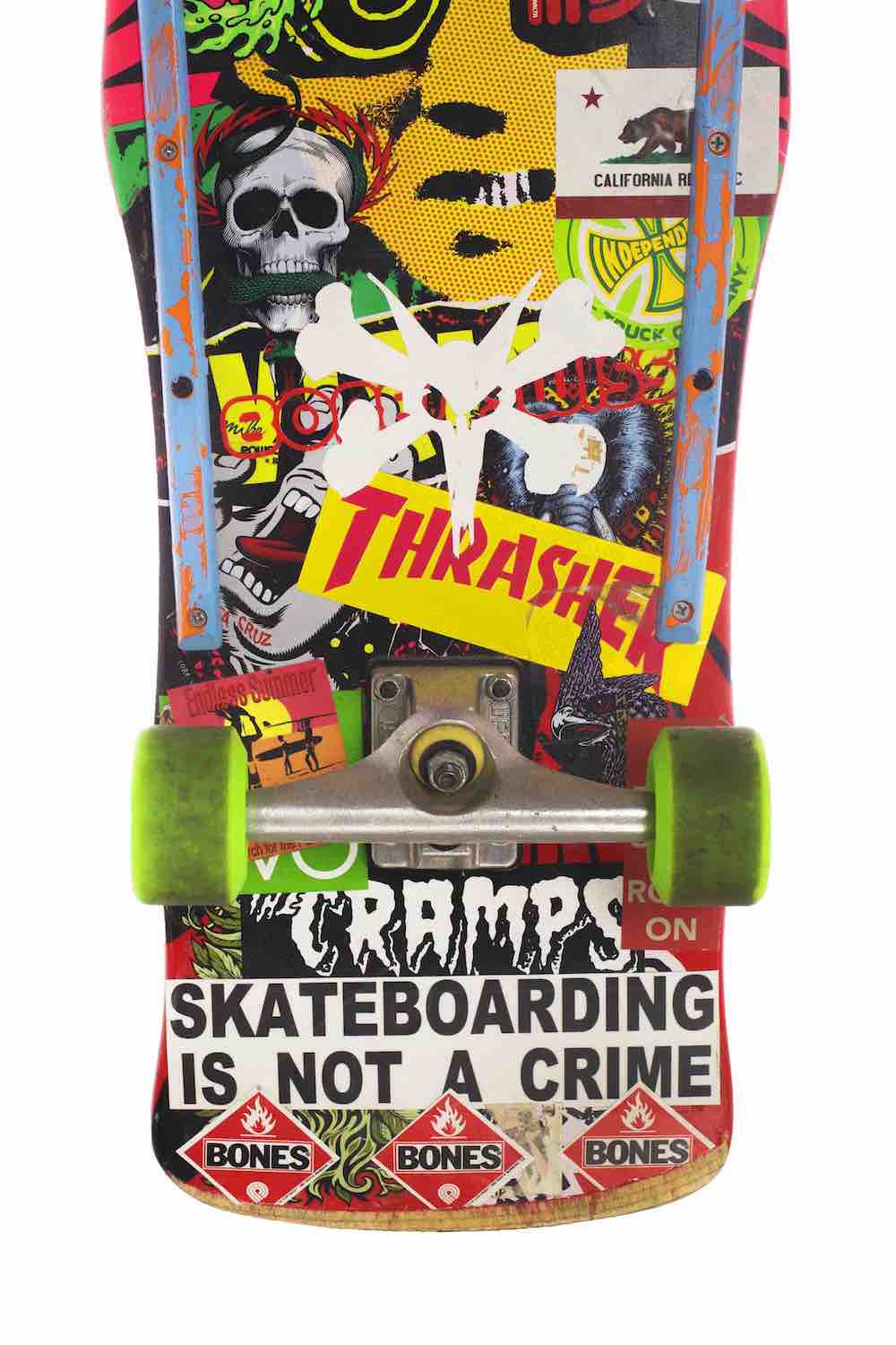 "1987" Skateboard Sculpture by Chris Blake Chappell