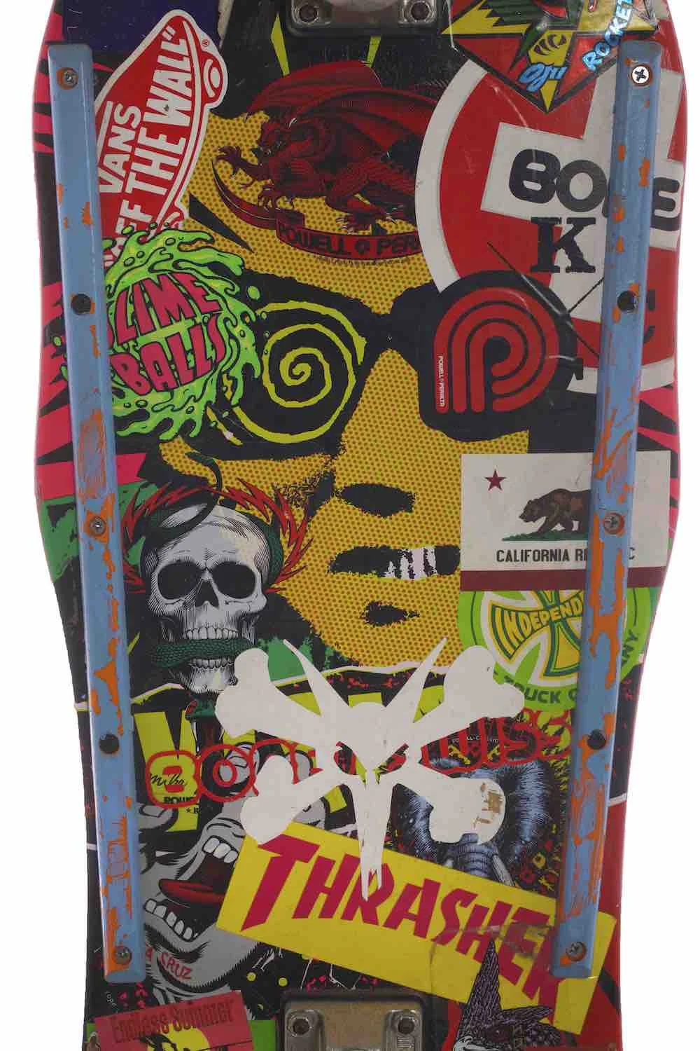 "1987" Skateboard Sculpture by Chris Blake Chappell