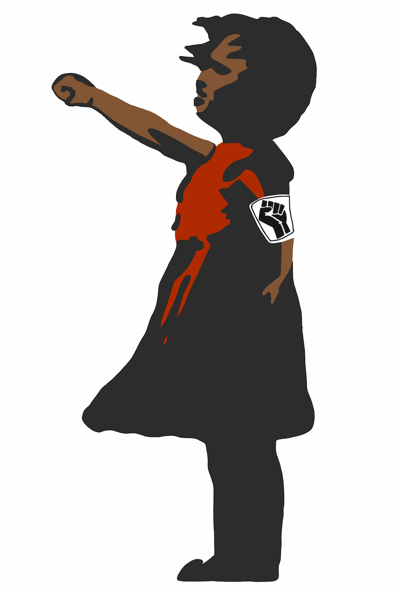 "BLM Girl" Painting by Chris Blake Chappell