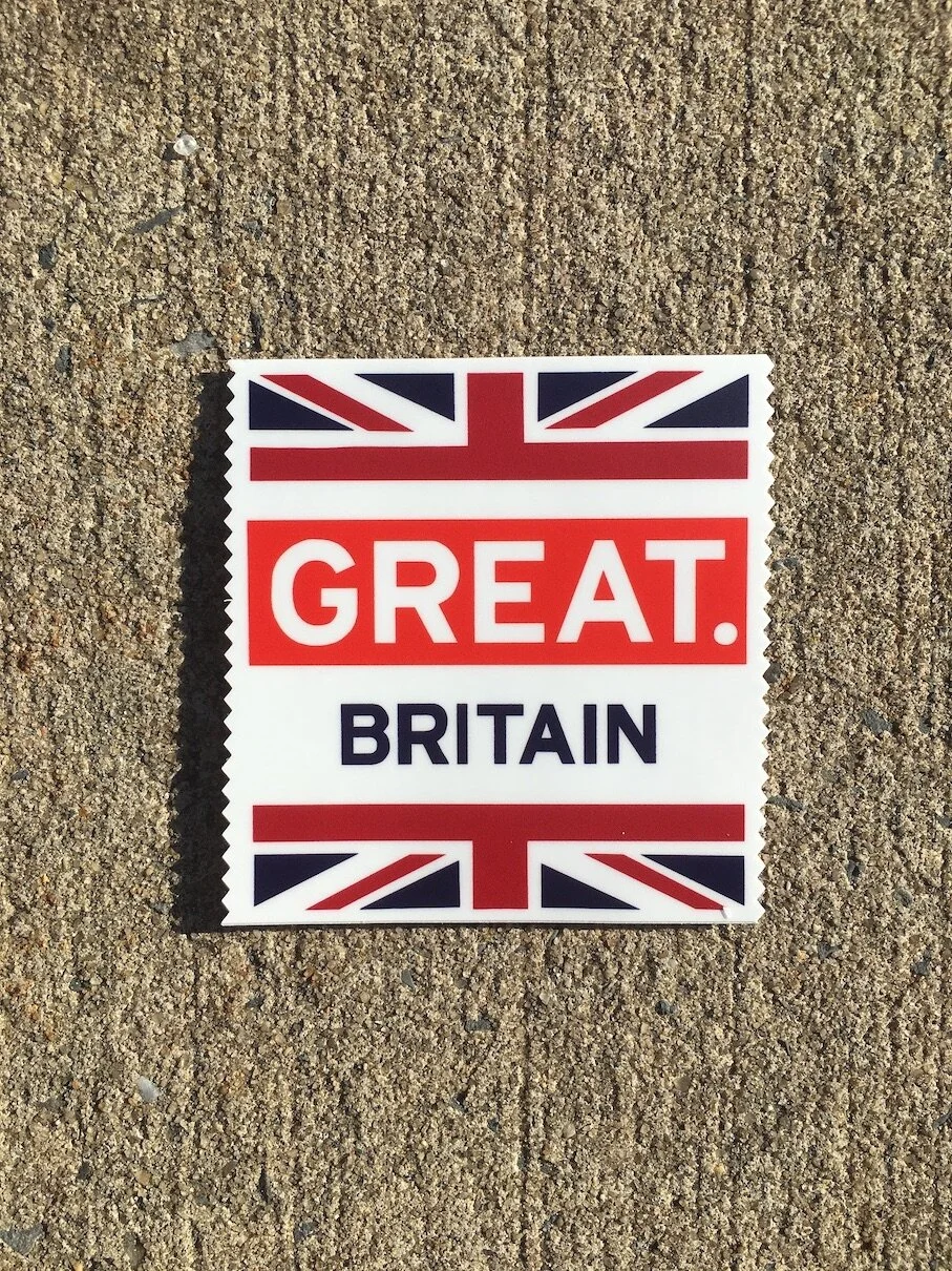 Great. Britain Sticker by Chris Blake Chappell