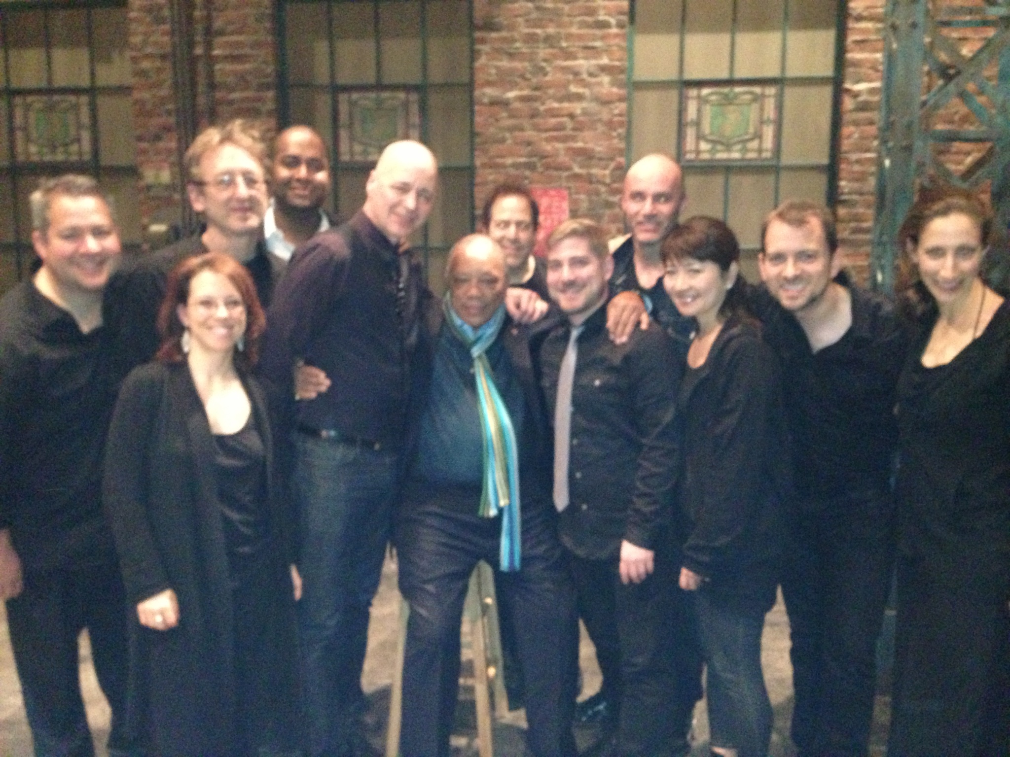 Kinky Boots band Backstage with Quincy Jones