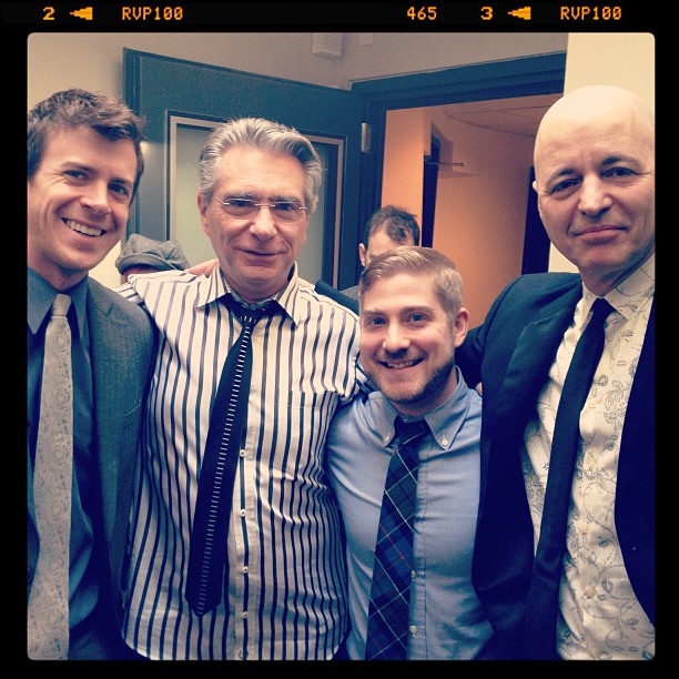 Original Cast Recording - Will, Michael Keller (music coordinator), Brian, and Sammy
