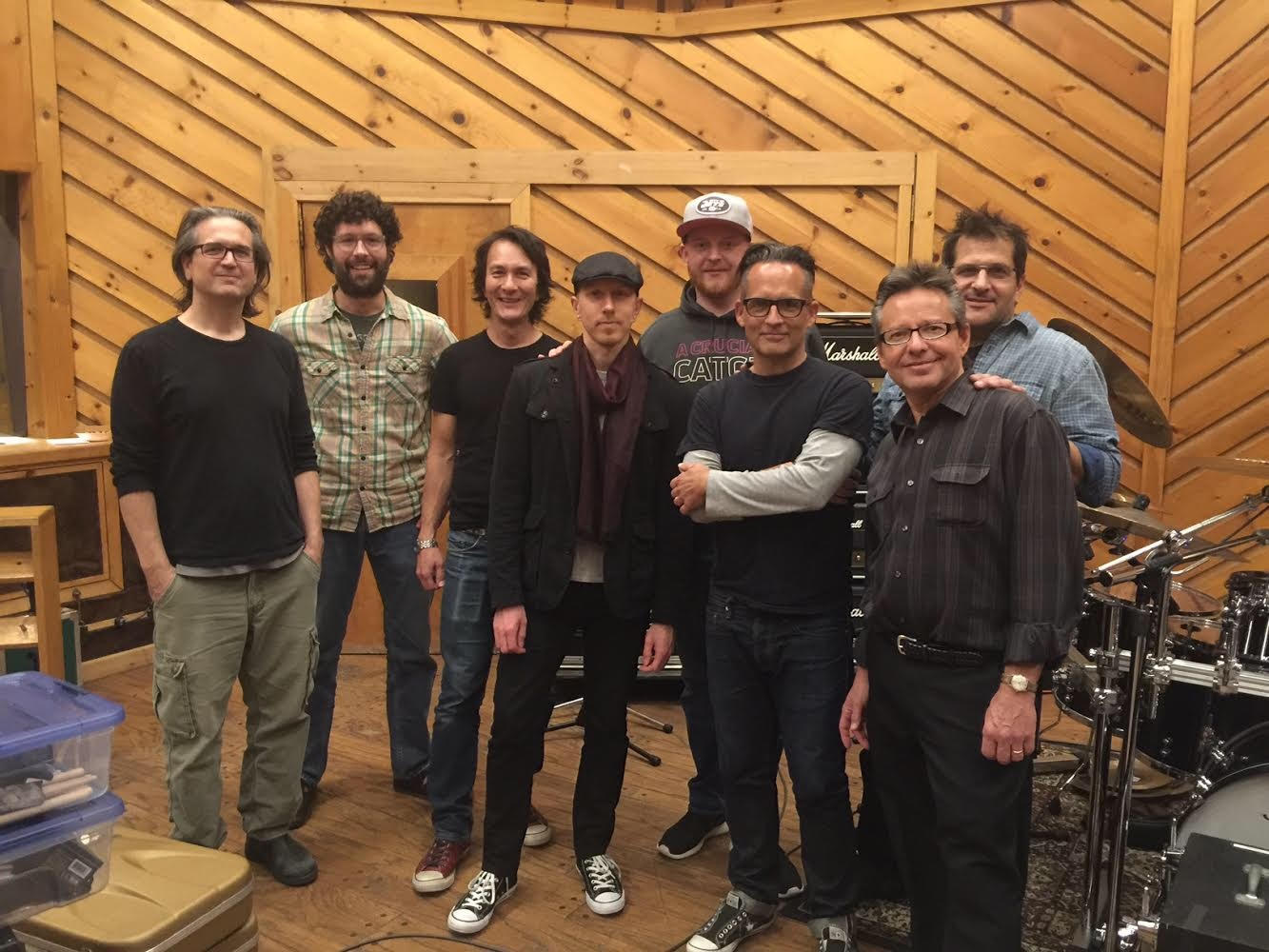 School of Rock band at the cast recording session!