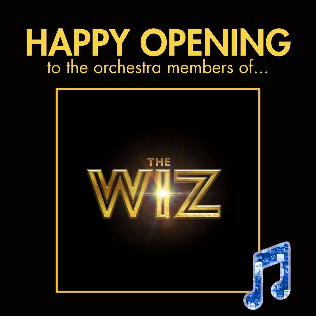 Tonight's the night! A huge congrats to the musicians, cast, crew, and entire company of @thewizbway opening at the Marquis Theatre. ⁠

PAUL BYSSAINTHE JR&ndash;CONDUCTOR/KEYBOARD 1
MARCO PAGUIA&ndash;KEYBOARD 2/ASSOCIATE CONDUCTOR
AARON HEICK&ndash;