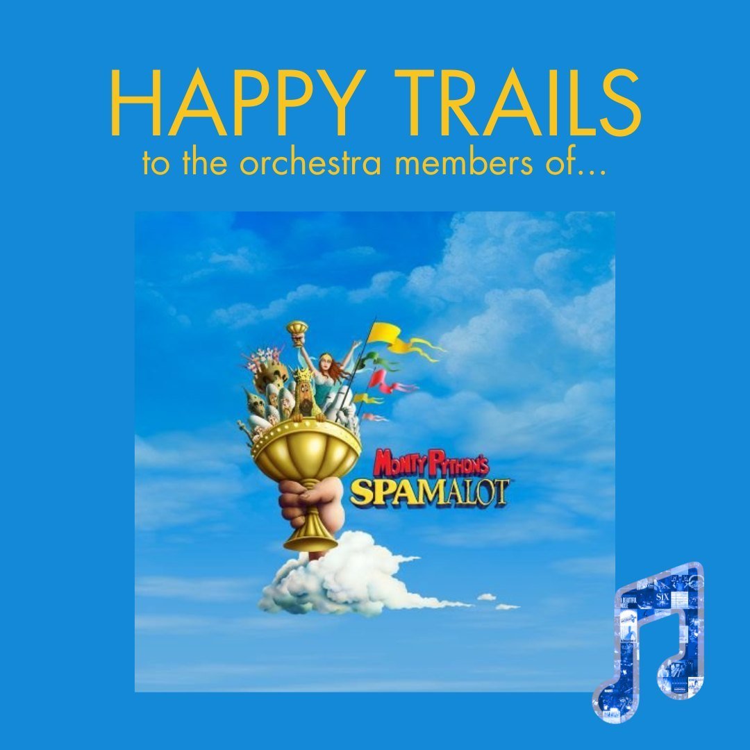 A belated but Happy Trails to the orchestra members, cast, crew, and team at @SpamalotBway. What a hilarious and successful run at the St. James. Congrats to all! #BroadwayMusicians

JOHN BELL&ndash;CONDUCTOR
DANNY PERCEFULL&ndash;KEYBOARD 2/ASSOCIAT