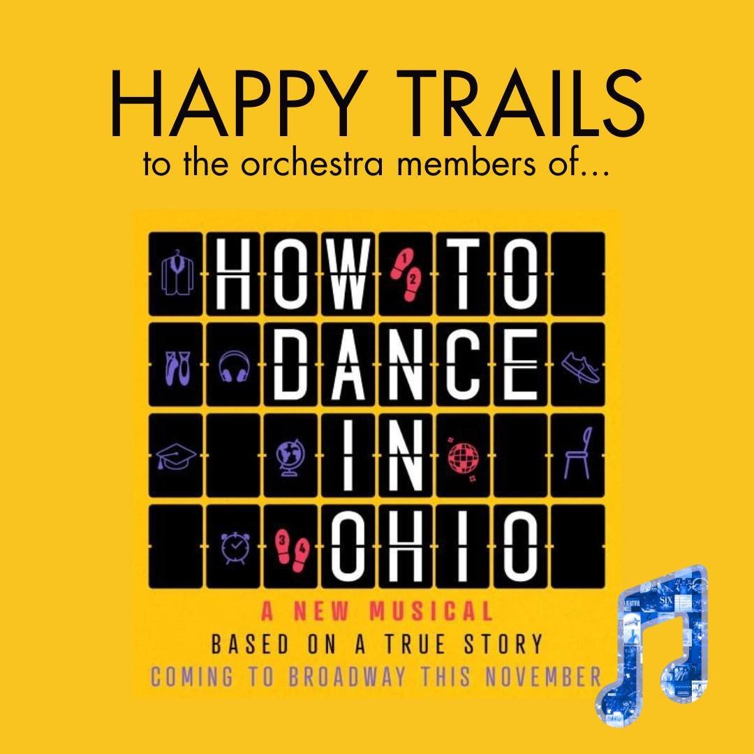 Happy trails to this trailblazing cast, crew, and musicians of @ohiomusical. Wishing you all the very best on your final show. ⁠
⁠
LILY LING&ndash;CONDUCTOR/KEYBOARD 1⁠
PATRICK FANNING&ndash;ASSOCIATE CONDUCTOR/KEYBOARD 2⁠
ALEX HAMLIN&ndash;REEDS - F