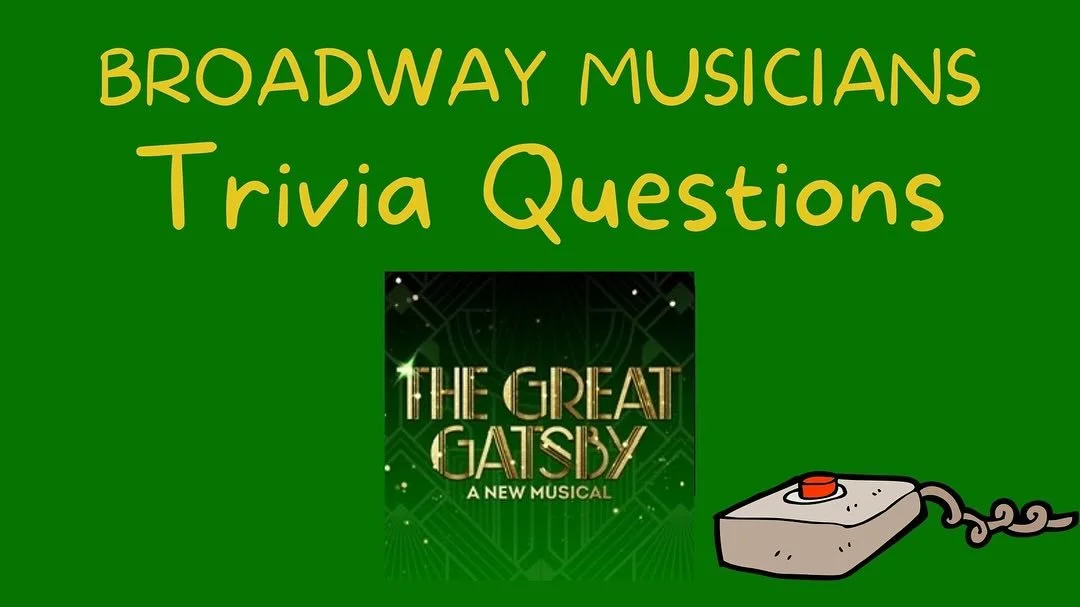 🎶 Welcome back to Broadway Trivia! In this installment, we are diving into @bwaygatsby 🥂✨. From a certain car with multiple Broadway credits, to unexpected household items making their way into the orchestrations, to a pit design that might surpris