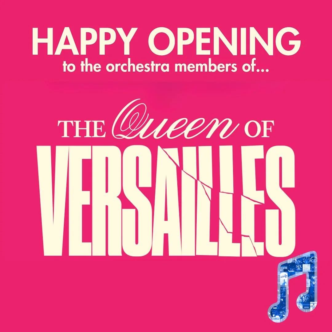 Happy Opening to the orchestra, cast, and crew of The Queen of Versailles! @qovmusical