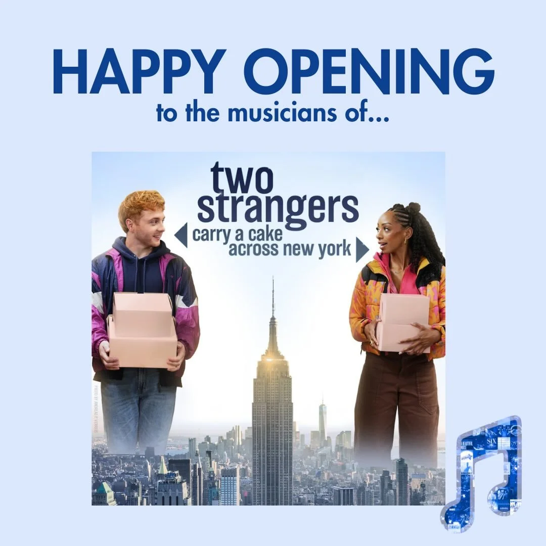 Happy Opening to the musicians, cast, and crew of Two Strangers! @twostrangersmusical