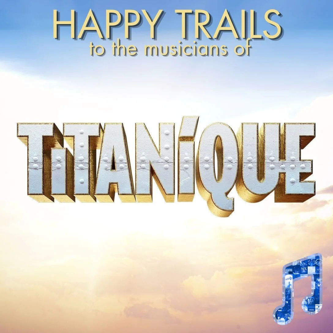 Happy Closing to the musicians, cast, and crew of Titan&iacute;que!
@titaniquemusical @broadwaymusicians