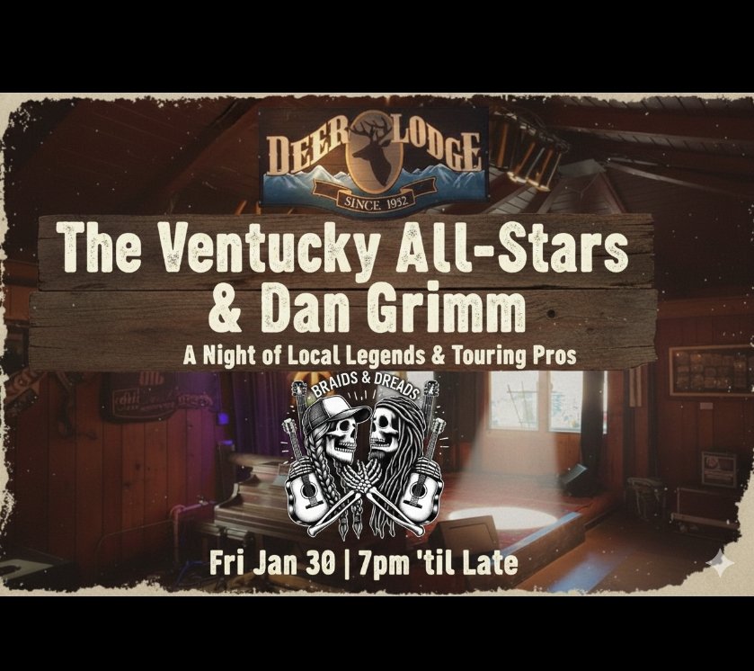 The Ventucky All-Stars & Dan Grimm | 1.30.26 @ 7PM