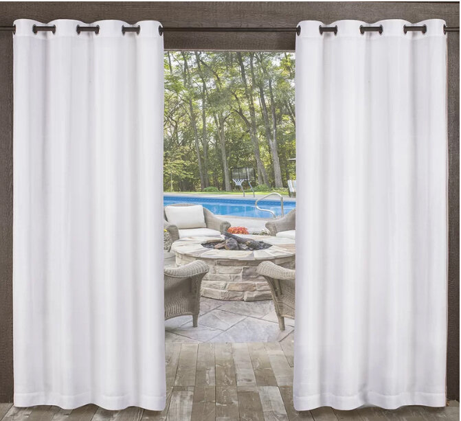 Create a partition with curtains