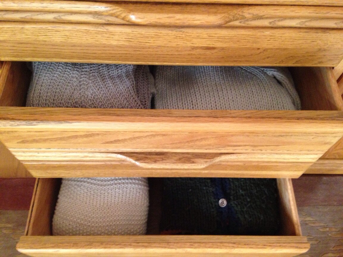 If you need multiple drawers, use one near the other