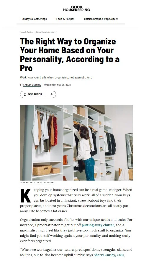 Create Your Organizing Plan Based on Who You Are