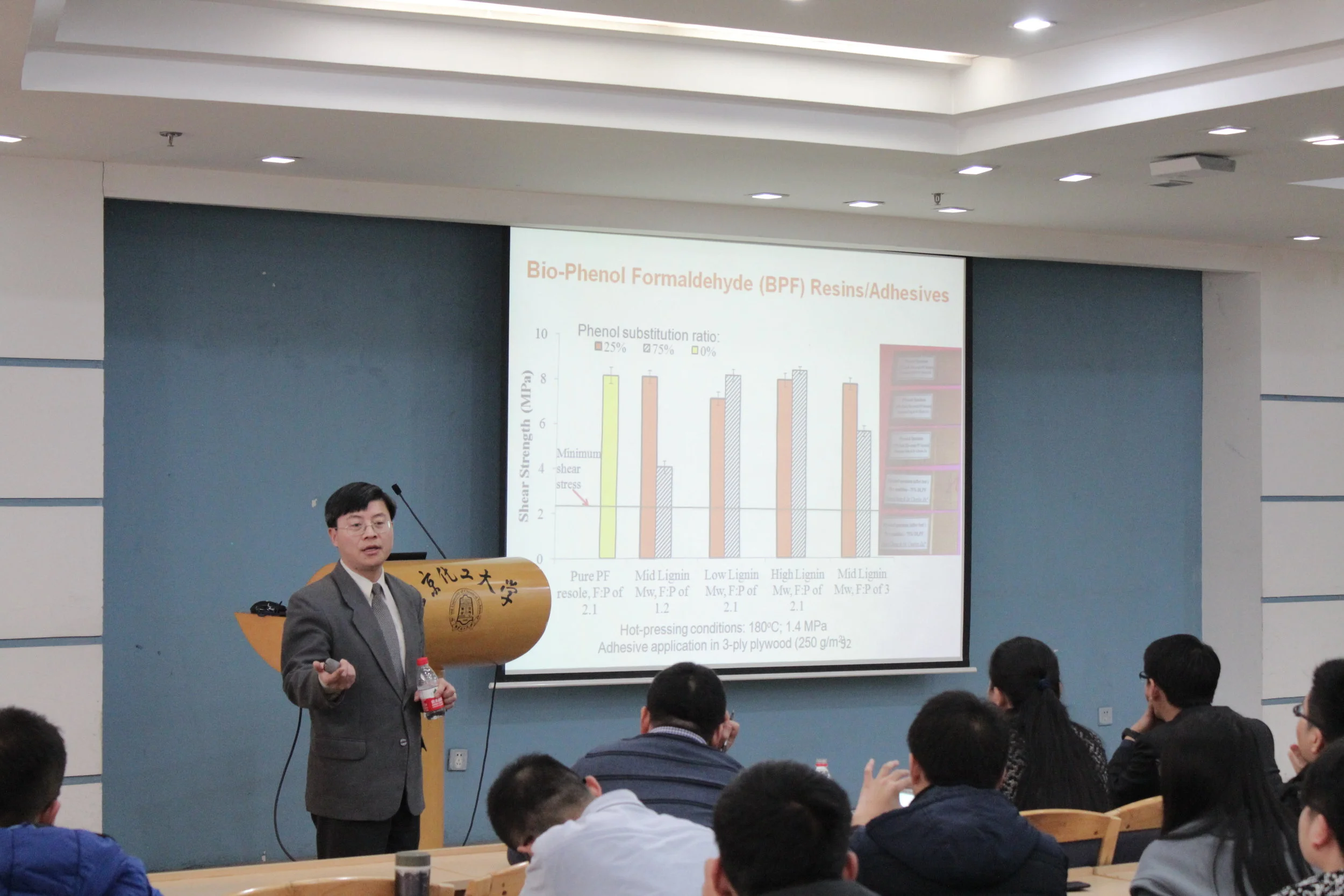 Dr. Chunbao Xu visited Beijing University of Chemical Technology