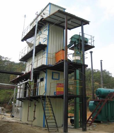 Biomass gasification for DME, 1000 tonnes/year production