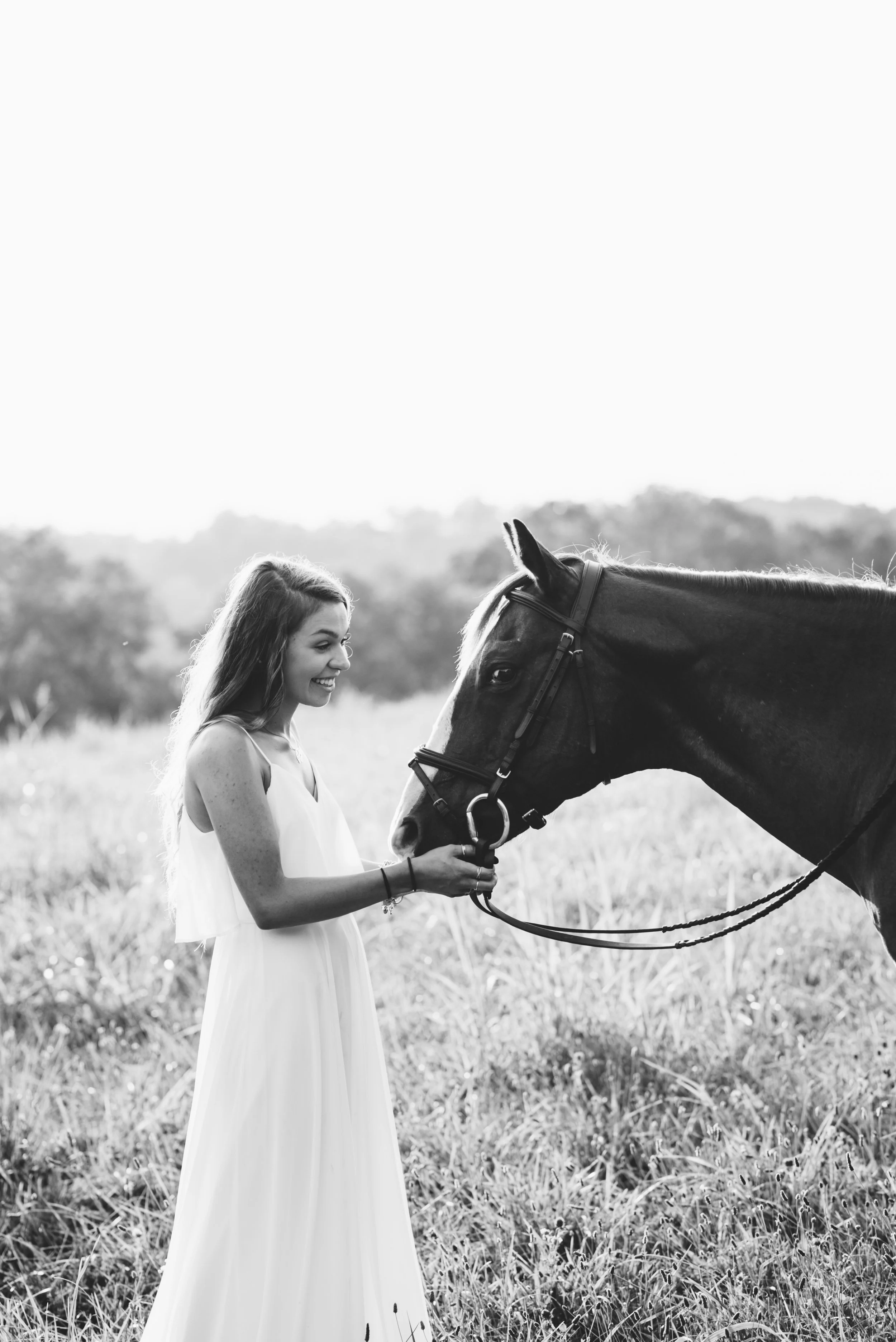 Courtney A. and Tonka Portraits With Horses Equestrian Session Carroll County Maryland