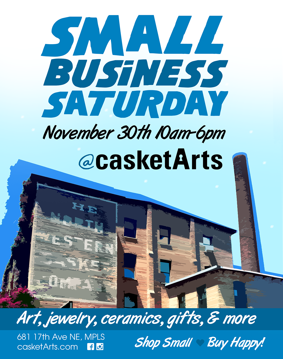 Small Business Saturday at Casket Arts