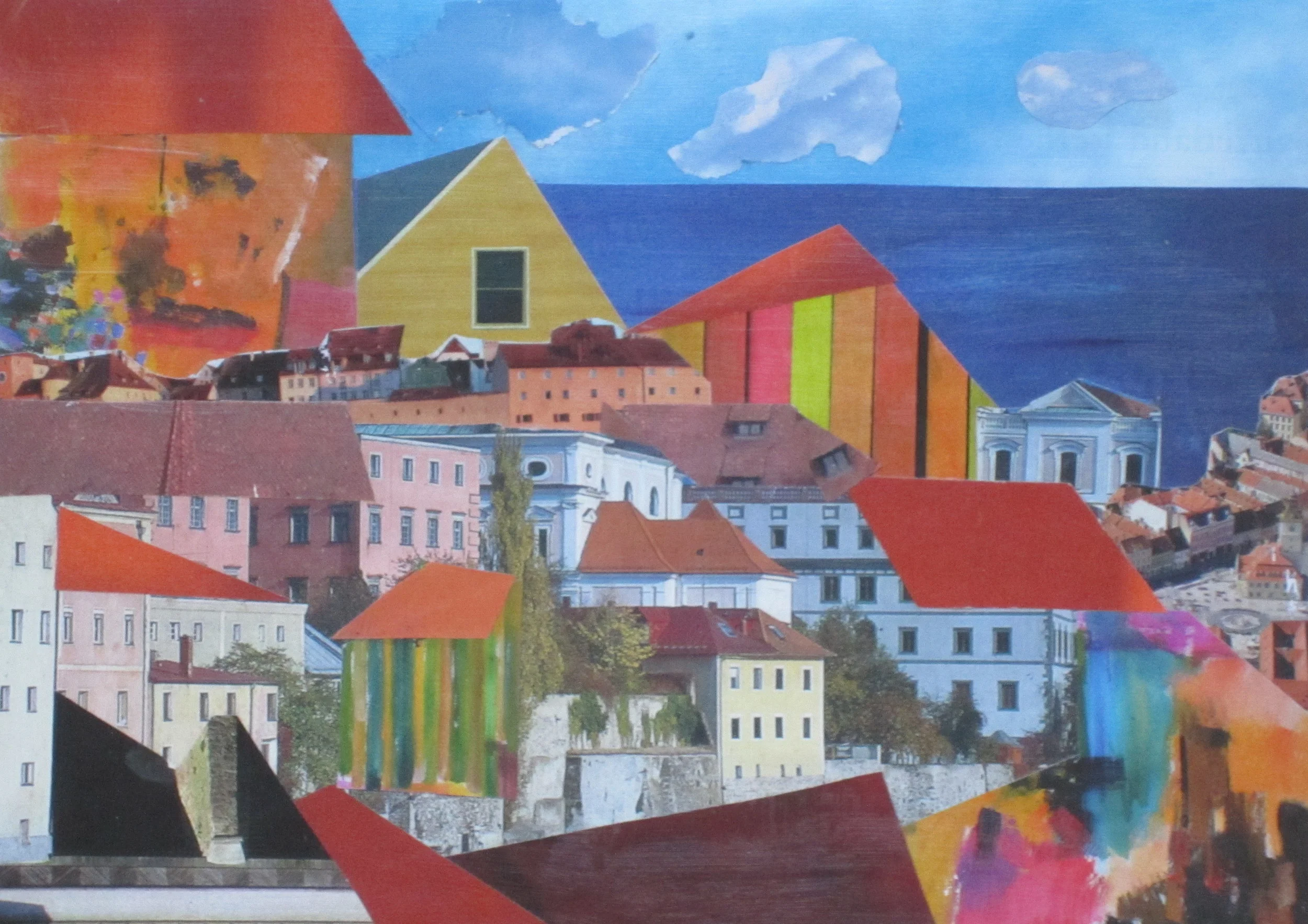 Patchwork City, 5" x 7" (N/A)