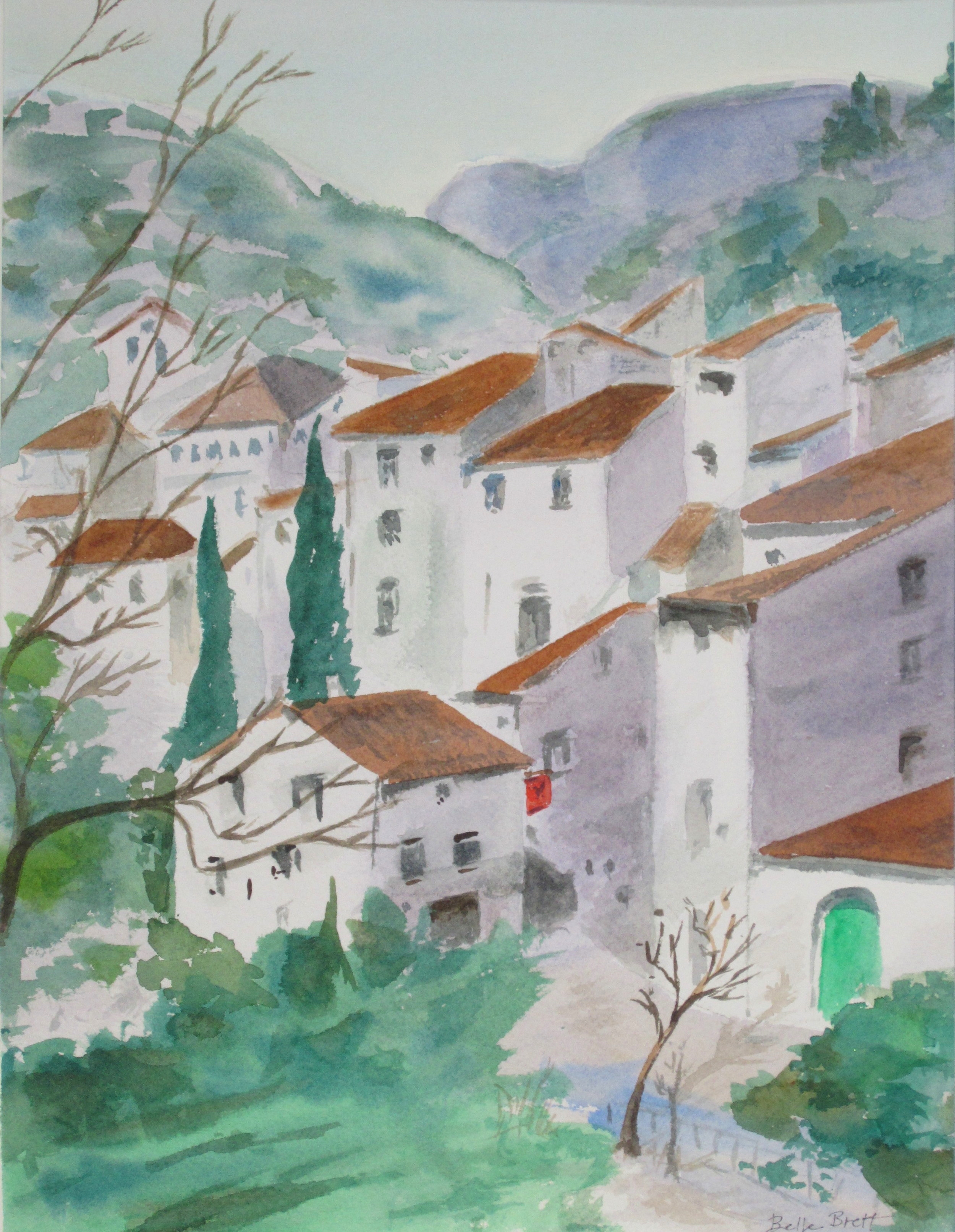 Le Village (14" x10")
