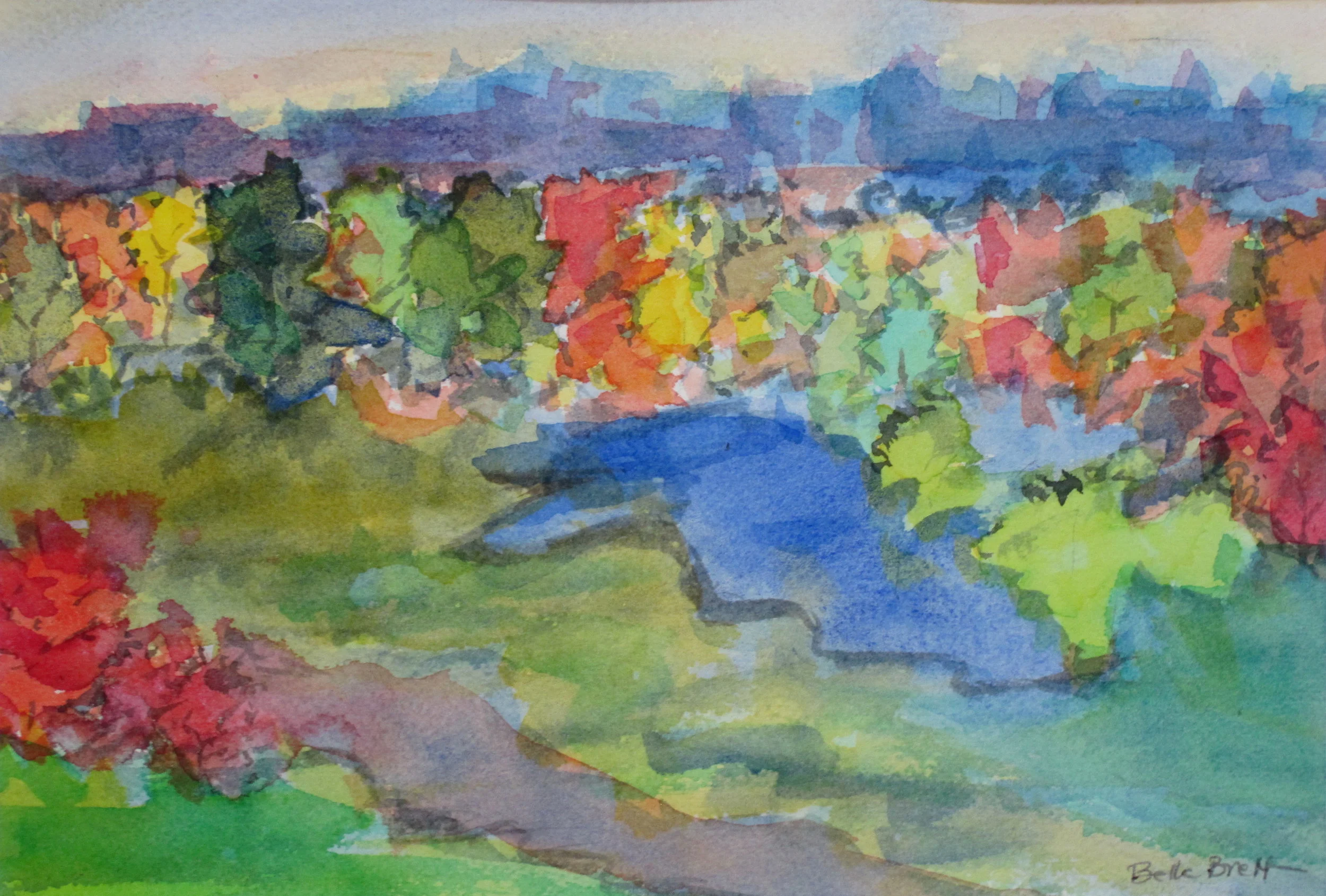 "View over the Park (Fall)"