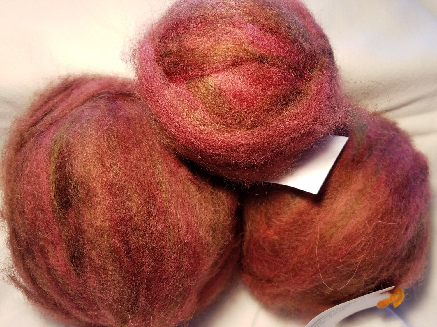 Burgundy Wine Wool Roving - Spin into Yarn, Needle Felt, Wet felt, Spi –  Shep's Wool