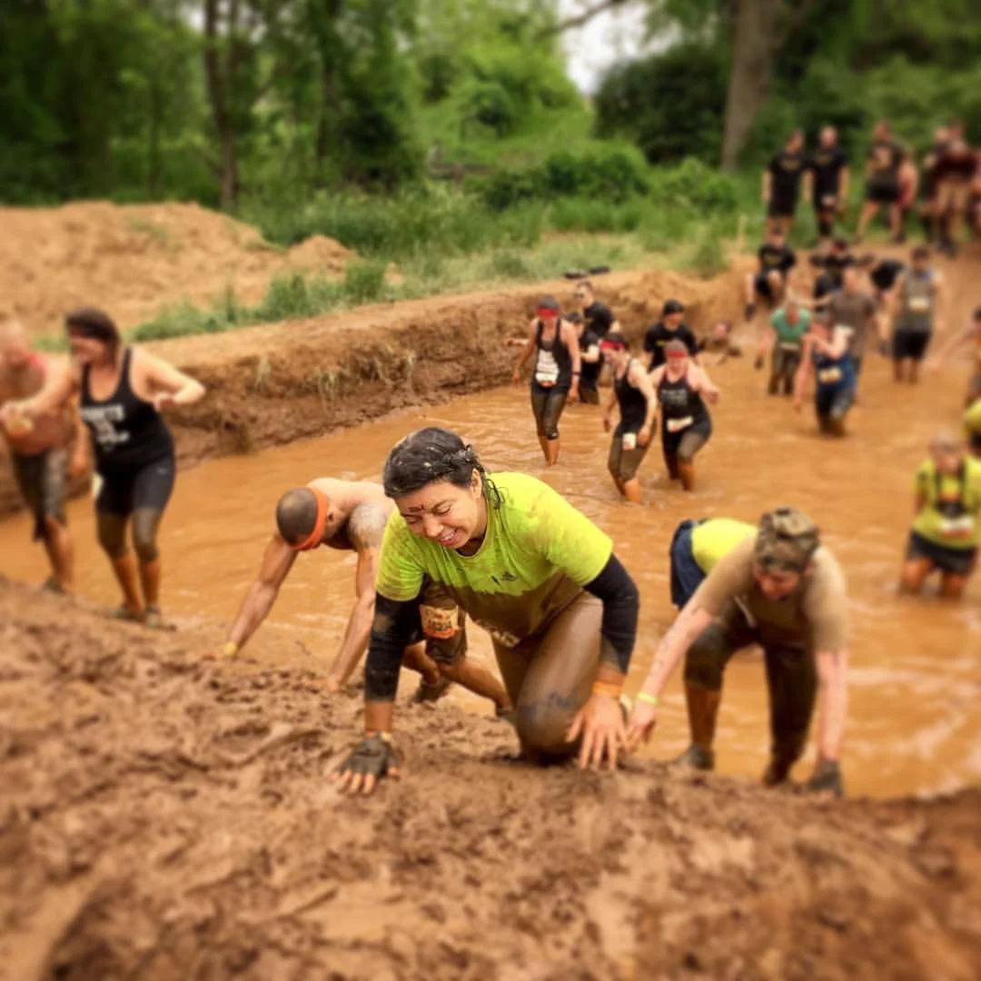Clay as obstacle, Tough Mudder 2017