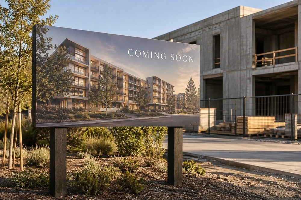 Real estate + construction — Site identification, leasing, and project communication.
