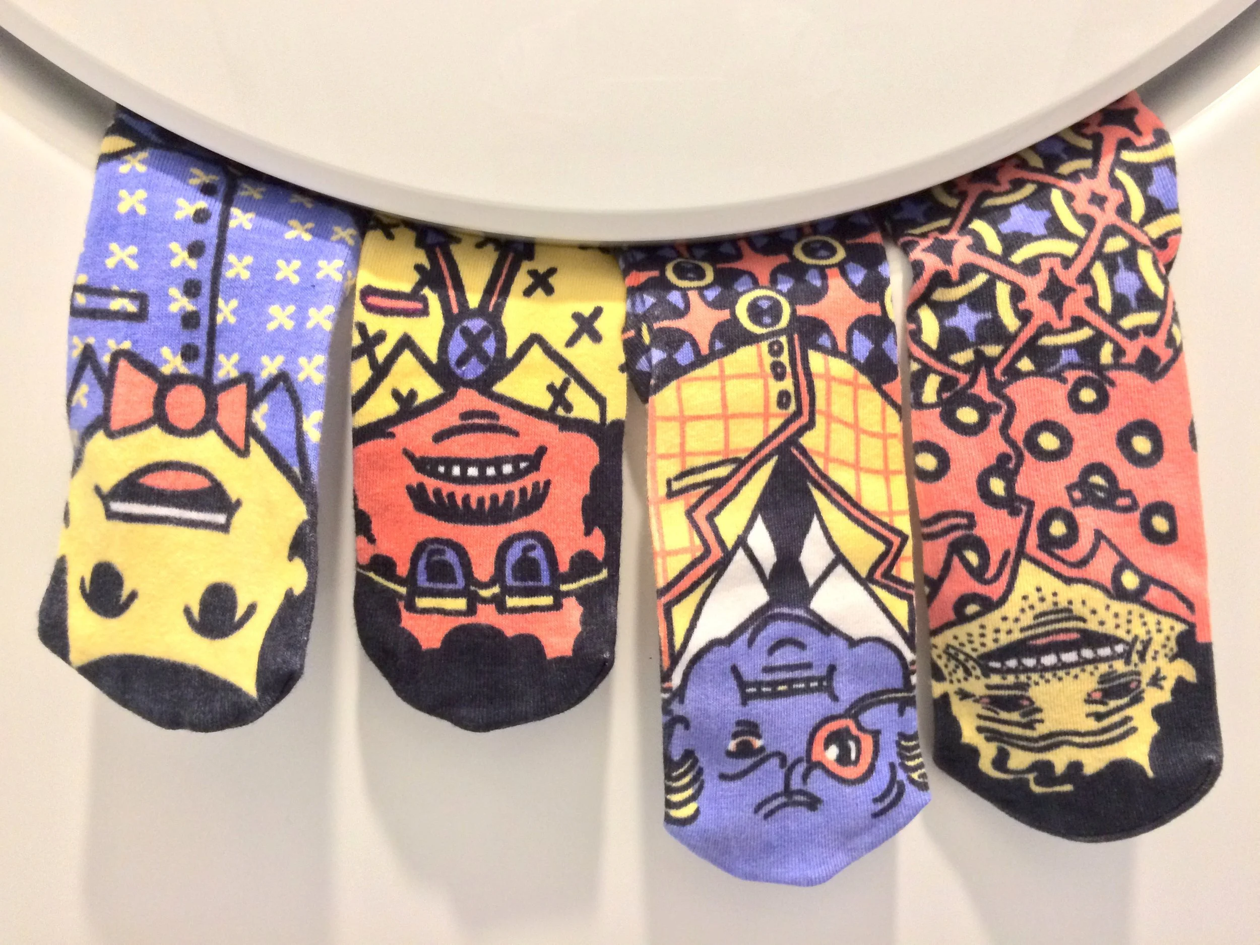 Don't get all washed up! Find out more about these Solo Sock Characters in Volume 1 of MrMiSocki - Photo Credit: The Sock Review