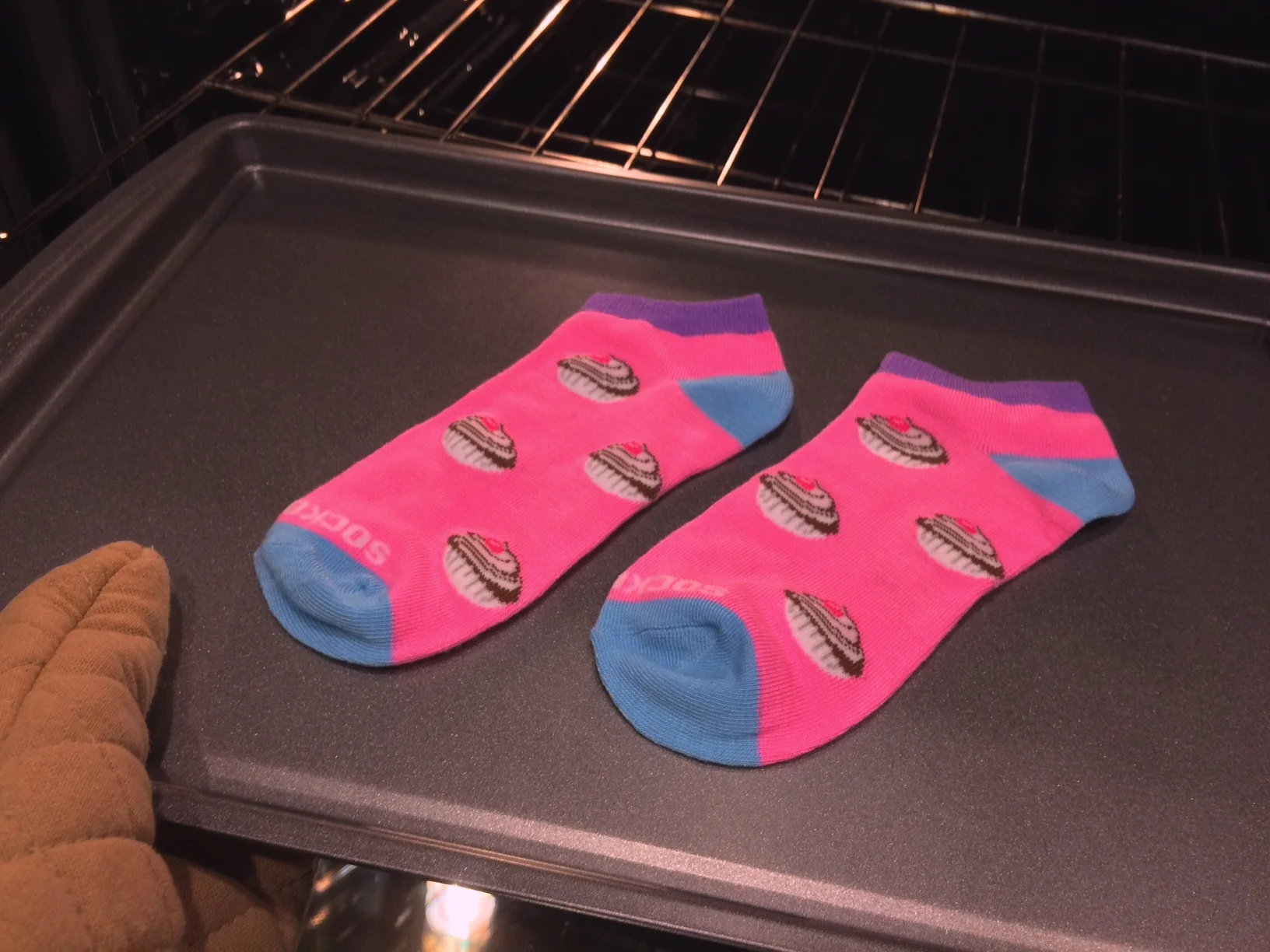Fresh out of the oven *Don't actually bake your socks, please* - Photo Credit: The Sock Review